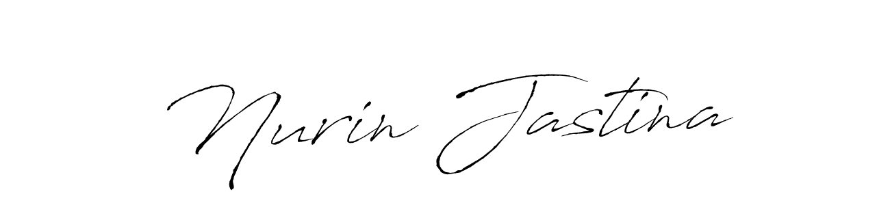 You should practise on your own different ways (Antro_Vectra) to write your name (Nurin Jastina) in signature. don't let someone else do it for you. Nurin Jastina signature style 6 images and pictures png