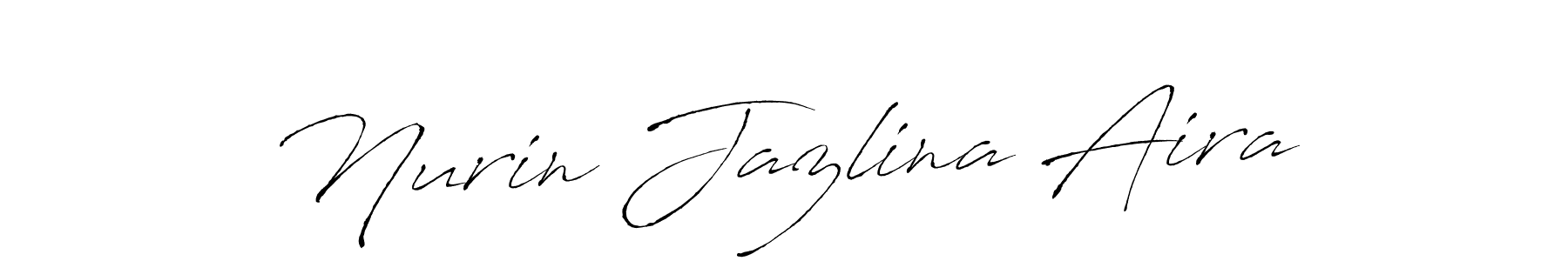 Also we have Nurin Jazlina Aira name is the best signature style. Create professional handwritten signature collection using Antro_Vectra autograph style. Nurin Jazlina Aira signature style 6 images and pictures png
