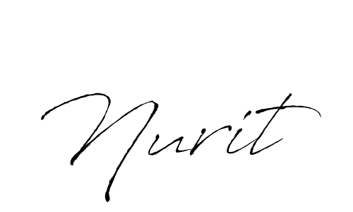 Create a beautiful signature design for name Nurit. With this signature (Antro_Vectra) fonts, you can make a handwritten signature for free. Nurit signature style 6 images and pictures png