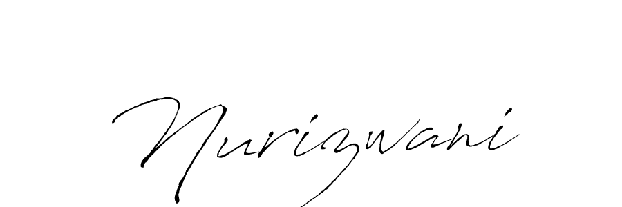 You should practise on your own different ways (Antro_Vectra) to write your name (Nurizwani) in signature. don't let someone else do it for you. Nurizwani signature style 6 images and pictures png