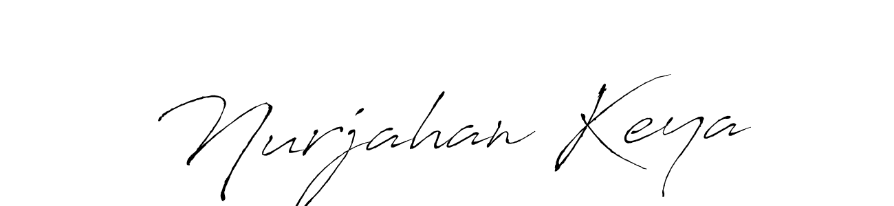 How to make Nurjahan Keya signature? Antro_Vectra is a professional autograph style. Create handwritten signature for Nurjahan Keya name. Nurjahan Keya signature style 6 images and pictures png