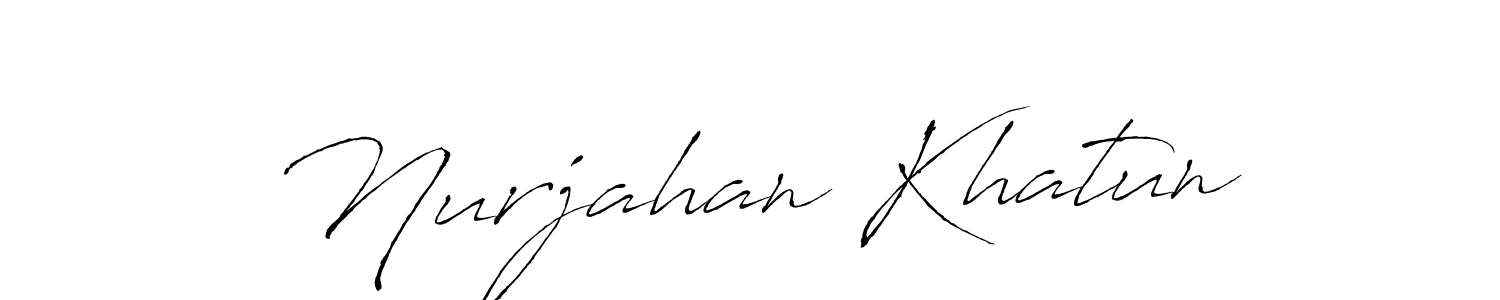 Antro_Vectra is a professional signature style that is perfect for those who want to add a touch of class to their signature. It is also a great choice for those who want to make their signature more unique. Get Nurjahan Khatun name to fancy signature for free. Nurjahan Khatun signature style 6 images and pictures png