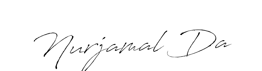 You should practise on your own different ways (Antro_Vectra) to write your name (Nurjamal Da) in signature. don't let someone else do it for you. Nurjamal Da signature style 6 images and pictures png
