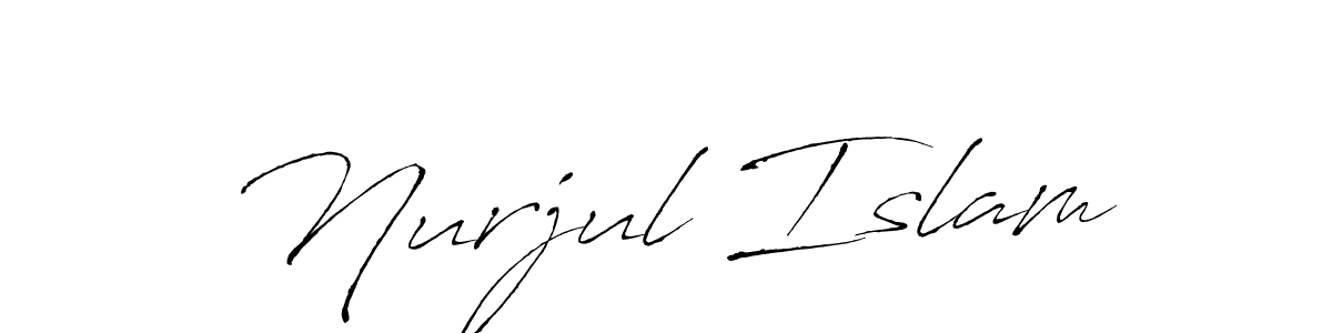 Design your own signature with our free online signature maker. With this signature software, you can create a handwritten (Antro_Vectra) signature for name Nurjul Islam. Nurjul Islam signature style 6 images and pictures png