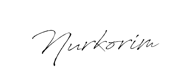 Nurkorim stylish signature style. Best Handwritten Sign (Antro_Vectra) for my name. Handwritten Signature Collection Ideas for my name Nurkorim. Nurkorim signature style 6 images and pictures png