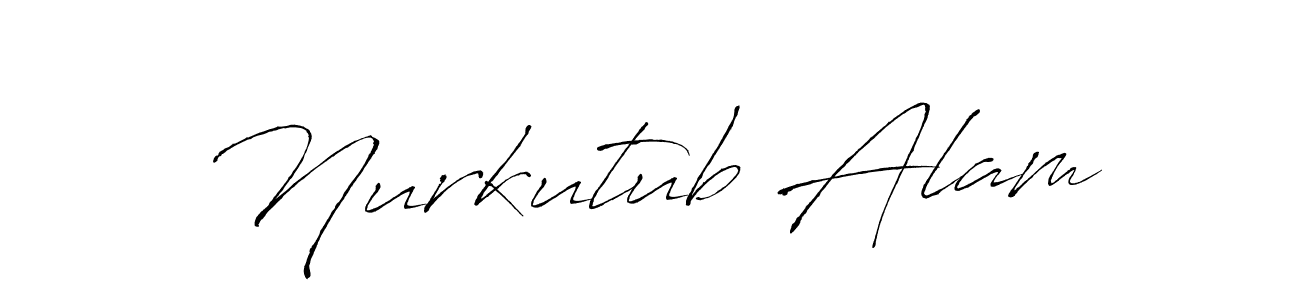 Make a beautiful signature design for name Nurkutub Alam. With this signature (Antro_Vectra) style, you can create a handwritten signature for free. Nurkutub Alam signature style 6 images and pictures png