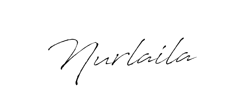 Make a beautiful signature design for name Nurlaila. With this signature (Antro_Vectra) style, you can create a handwritten signature for free. Nurlaila signature style 6 images and pictures png