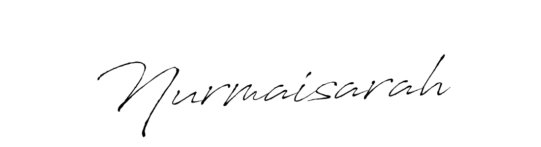 Nurmaisarah stylish signature style. Best Handwritten Sign (Antro_Vectra) for my name. Handwritten Signature Collection Ideas for my name Nurmaisarah. Nurmaisarah signature style 6 images and pictures png