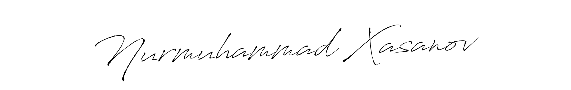Design your own signature with our free online signature maker. With this signature software, you can create a handwritten (Antro_Vectra) signature for name Nurmuhammad Xasanov. Nurmuhammad Xasanov signature style 6 images and pictures png