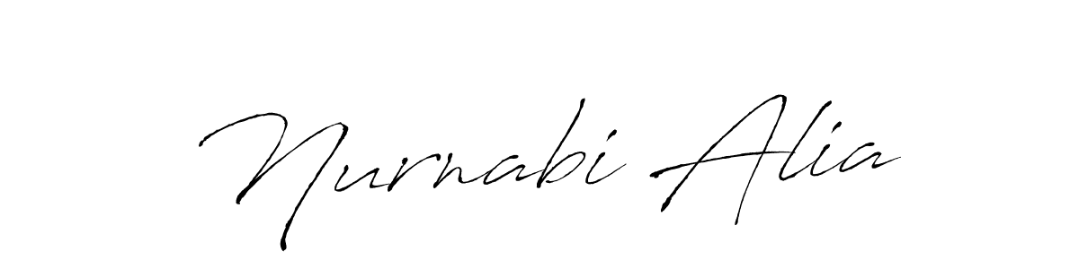 Also we have Nurnabi Alia name is the best signature style. Create professional handwritten signature collection using Antro_Vectra autograph style. Nurnabi Alia signature style 6 images and pictures png