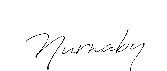 The best way (Antro_Vectra) to make a short signature is to pick only two or three words in your name. The name Nurnaby include a total of six letters. For converting this name. Nurnaby signature style 6 images and pictures png