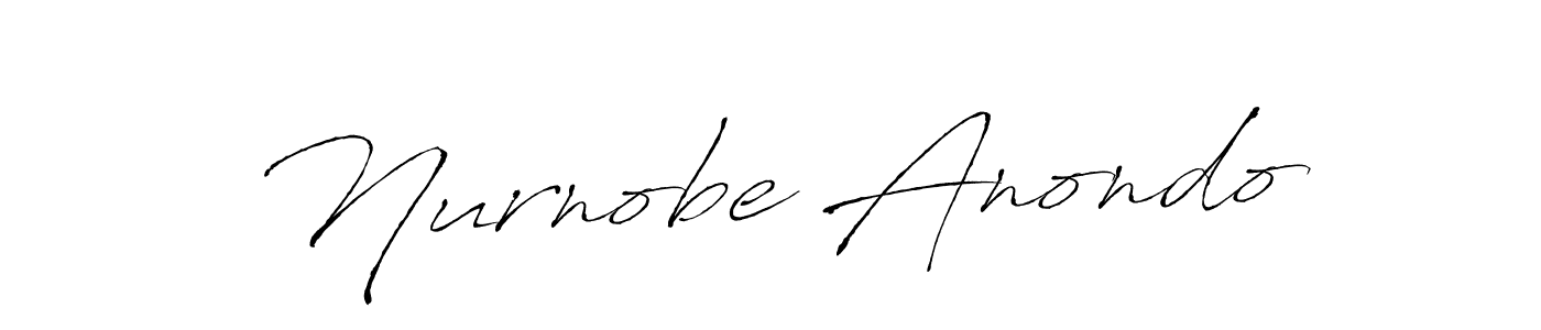 The best way (Antro_Vectra) to make a short signature is to pick only two or three words in your name. The name Nurnobe Anondo include a total of six letters. For converting this name. Nurnobe Anondo signature style 6 images and pictures png