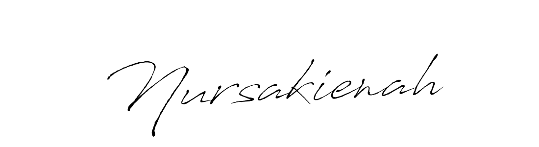 You can use this online signature creator to create a handwritten signature for the name Nursakienah. This is the best online autograph maker. Nursakienah signature style 6 images and pictures png