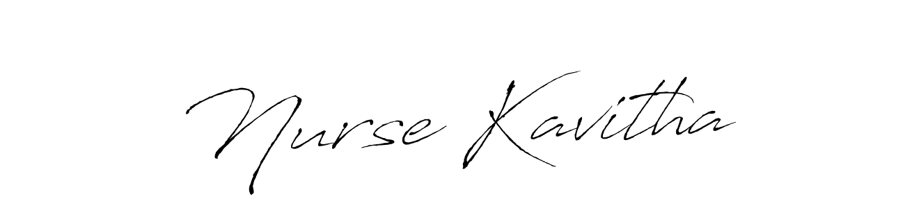 It looks lik you need a new signature style for name Nurse Kavitha. Design unique handwritten (Antro_Vectra) signature with our free signature maker in just a few clicks. Nurse Kavitha signature style 6 images and pictures png