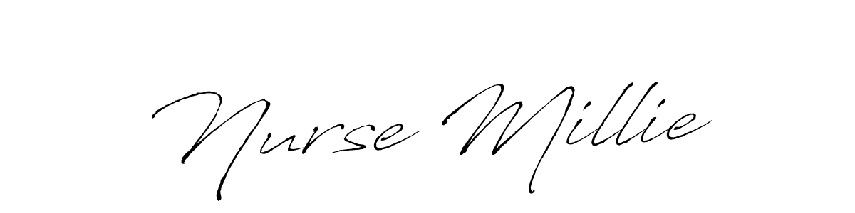 Check out images of Autograph of Nurse Millie name. Actor Nurse Millie Signature Style. Antro_Vectra is a professional sign style online. Nurse Millie signature style 6 images and pictures png