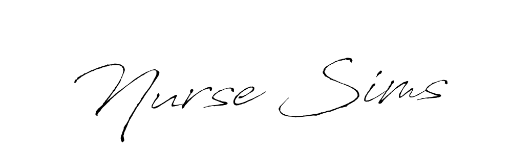 if you are searching for the best signature style for your name Nurse Sims. so please give up your signature search. here we have designed multiple signature styles  using Antro_Vectra. Nurse Sims signature style 6 images and pictures png