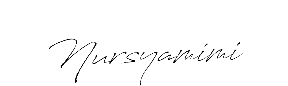 Best and Professional Signature Style for Nursyamimi. Antro_Vectra Best Signature Style Collection. Nursyamimi signature style 6 images and pictures png