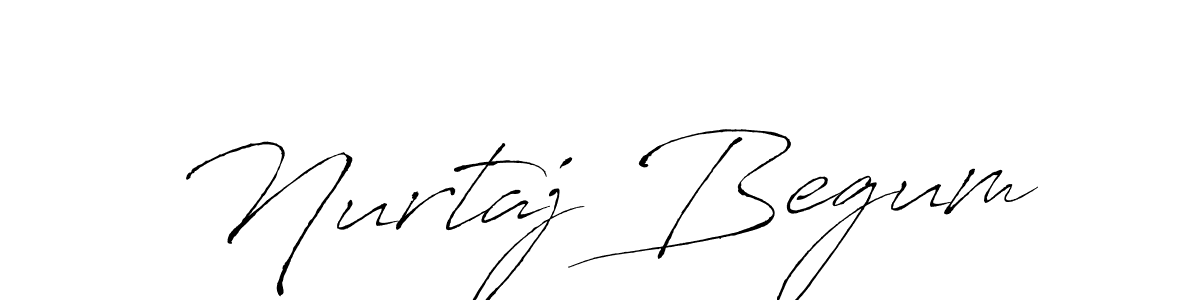 Antro_Vectra is a professional signature style that is perfect for those who want to add a touch of class to their signature. It is also a great choice for those who want to make their signature more unique. Get Nurtaj Begum name to fancy signature for free. Nurtaj Begum signature style 6 images and pictures png