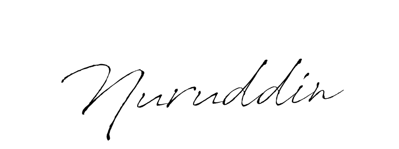 Use a signature maker to create a handwritten signature online. With this signature software, you can design (Antro_Vectra) your own signature for name Nuruddin. Nuruddin signature style 6 images and pictures png