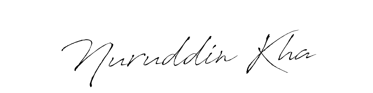 Nuruddin Kha stylish signature style. Best Handwritten Sign (Antro_Vectra) for my name. Handwritten Signature Collection Ideas for my name Nuruddin Kha. Nuruddin Kha signature style 6 images and pictures png