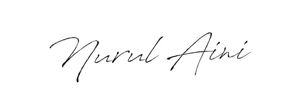 How to make Nurul Aini signature? Antro_Vectra is a professional autograph style. Create handwritten signature for Nurul Aini name. Nurul Aini signature style 6 images and pictures png