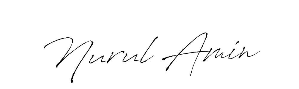 Create a beautiful signature design for name Nurul Amin. With this signature (Antro_Vectra) fonts, you can make a handwritten signature for free. Nurul Amin signature style 6 images and pictures png