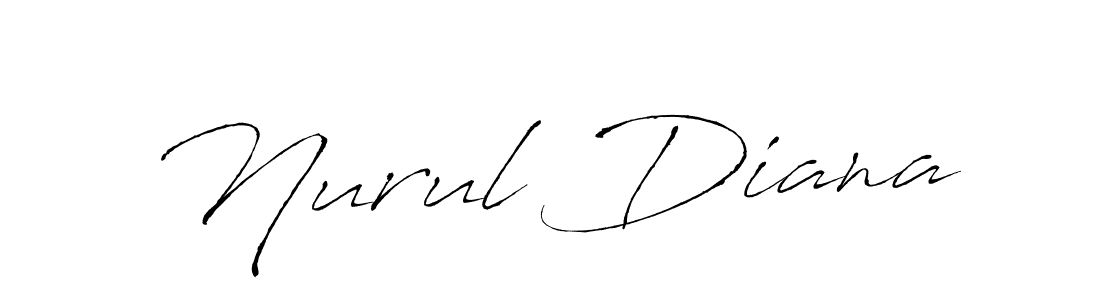 You should practise on your own different ways (Antro_Vectra) to write your name (Nurul Diana) in signature. don't let someone else do it for you. Nurul Diana signature style 6 images and pictures png