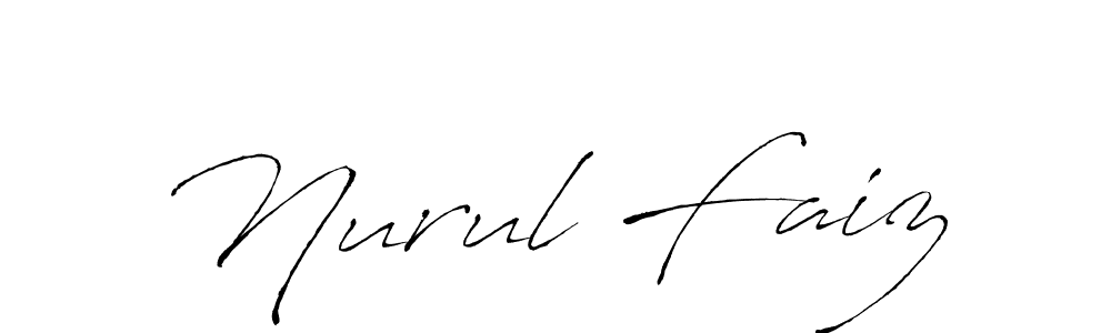 How to make Nurul Faiz signature? Antro_Vectra is a professional autograph style. Create handwritten signature for Nurul Faiz name. Nurul Faiz signature style 6 images and pictures png