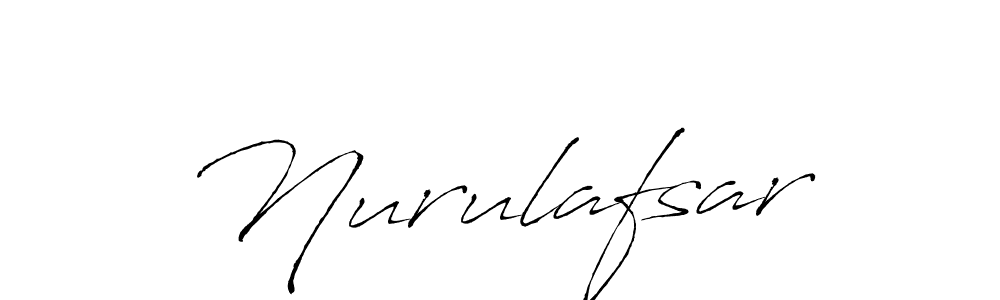 Nurulafsar stylish signature style. Best Handwritten Sign (Antro_Vectra) for my name. Handwritten Signature Collection Ideas for my name Nurulafsar. Nurulafsar signature style 6 images and pictures png