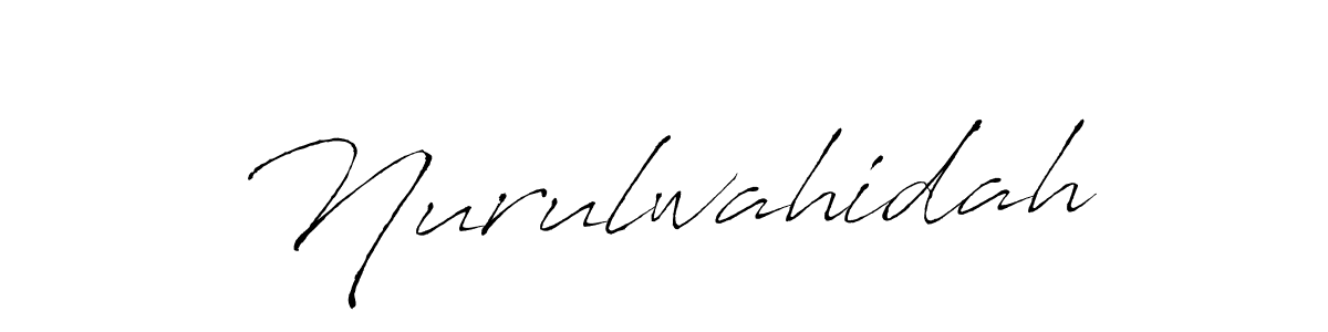 Make a beautiful signature design for name Nurulwahidah. Use this online signature maker to create a handwritten signature for free. Nurulwahidah signature style 6 images and pictures png