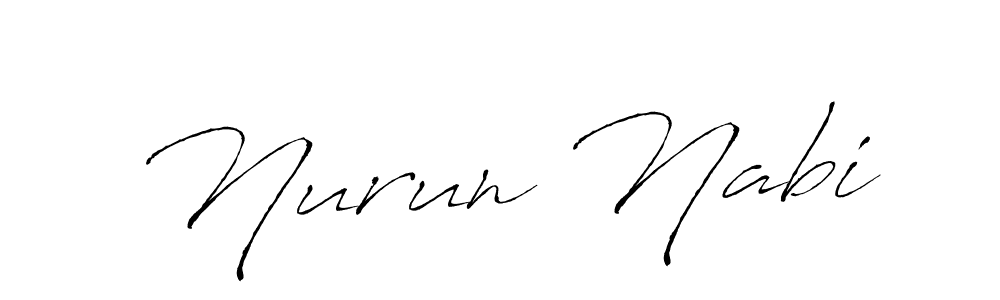 Nurun Nabi stylish signature style. Best Handwritten Sign (Antro_Vectra) for my name. Handwritten Signature Collection Ideas for my name Nurun Nabi. Nurun Nabi signature style 6 images and pictures png