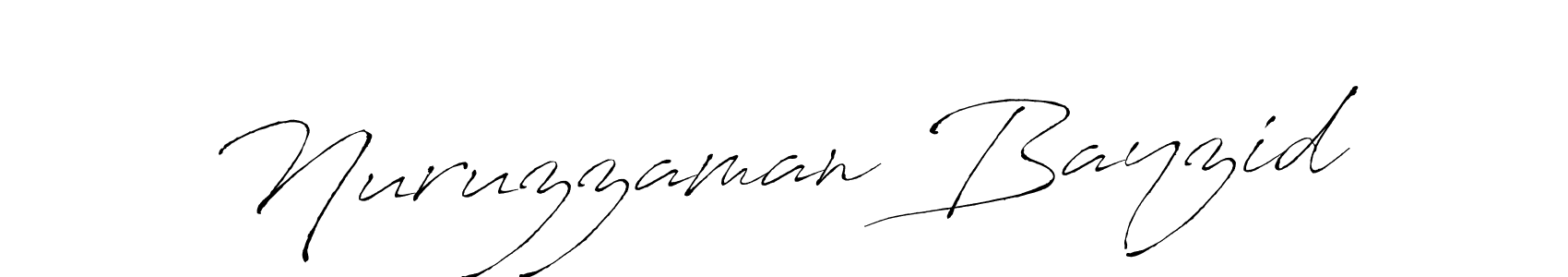 Design your own signature with our free online signature maker. With this signature software, you can create a handwritten (Antro_Vectra) signature for name Nuruzzaman Bayzid. Nuruzzaman Bayzid signature style 6 images and pictures png