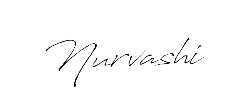 Make a beautiful signature design for name Nurvashi. With this signature (Antro_Vectra) style, you can create a handwritten signature for free. Nurvashi signature style 6 images and pictures png