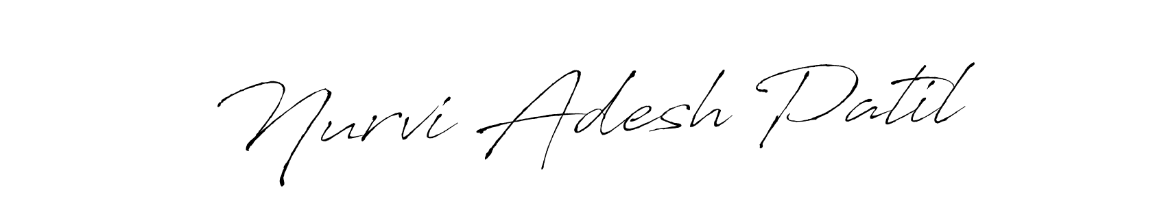 It looks lik you need a new signature style for name Nurvi Adesh Patil. Design unique handwritten (Antro_Vectra) signature with our free signature maker in just a few clicks. Nurvi Adesh Patil signature style 6 images and pictures png