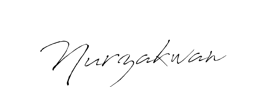 Use a signature maker to create a handwritten signature online. With this signature software, you can design (Antro_Vectra) your own signature for name Nurzakwan. Nurzakwan signature style 6 images and pictures png