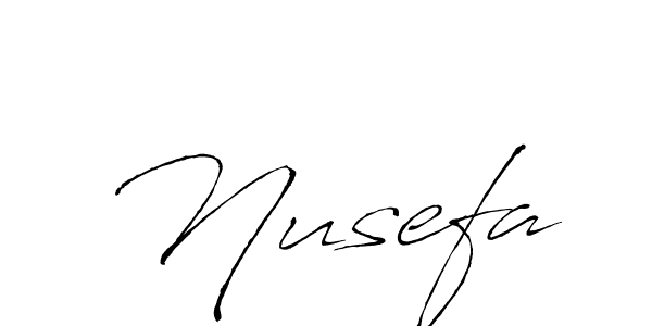 How to make Nusefa signature? Antro_Vectra is a professional autograph style. Create handwritten signature for Nusefa name. Nusefa signature style 6 images and pictures png