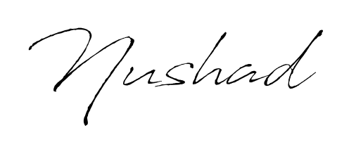 Once you've used our free online signature maker to create your best signature Antro_Vectra style, it's time to enjoy signing your documents with Nushad name. Nushad signature style 6 images and pictures png