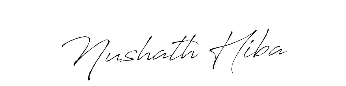 Use a signature maker to create a handwritten signature online. With this signature software, you can design (Antro_Vectra) your own signature for name Nushath Hiba. Nushath Hiba signature style 6 images and pictures png