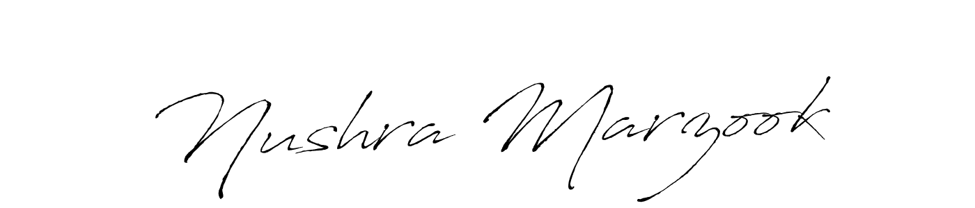 The best way (Antro_Vectra) to make a short signature is to pick only two or three words in your name. The name Nushra Marzook include a total of six letters. For converting this name. Nushra Marzook signature style 6 images and pictures png
