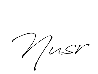 Nusr stylish signature style. Best Handwritten Sign (Antro_Vectra) for my name. Handwritten Signature Collection Ideas for my name Nusr. Nusr signature style 6 images and pictures png