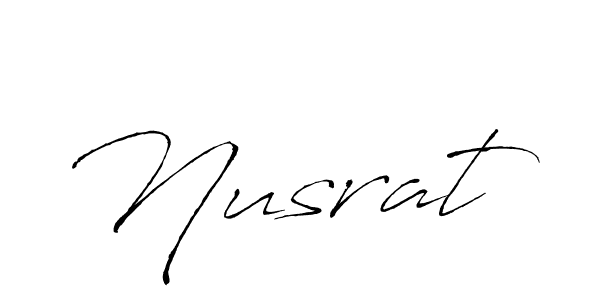 Similarly Antro_Vectra is the best handwritten signature design. Signature creator online .You can use it as an online autograph creator for name Nusrat. Nusrat signature style 6 images and pictures png