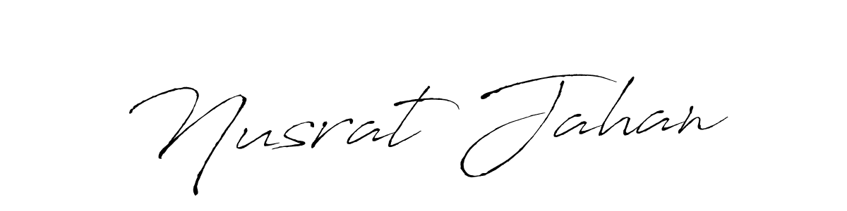 How to make Nusrat Jahan signature? Antro_Vectra is a professional autograph style. Create handwritten signature for Nusrat Jahan name. Nusrat Jahan signature style 6 images and pictures png