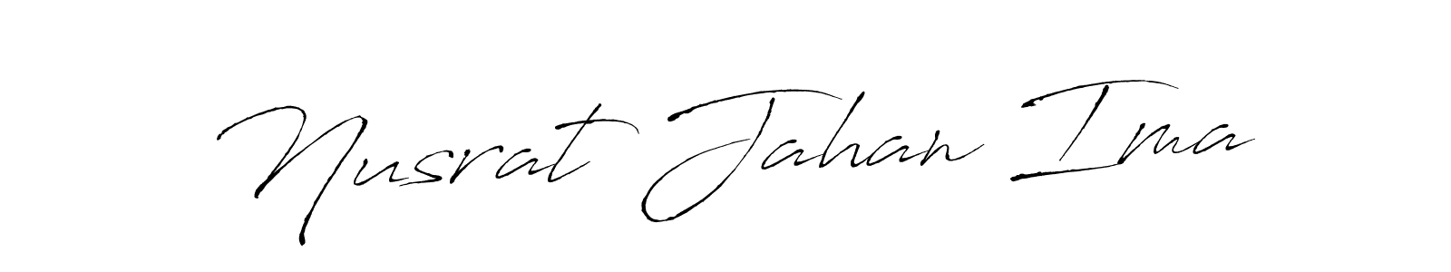 Nusrat Jahan Ima stylish signature style. Best Handwritten Sign (Antro_Vectra) for my name. Handwritten Signature Collection Ideas for my name Nusrat Jahan Ima. Nusrat Jahan Ima signature style 6 images and pictures png