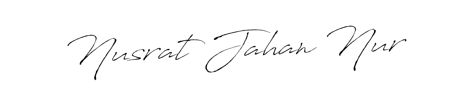 Make a beautiful signature design for name Nusrat Jahan Nur. Use this online signature maker to create a handwritten signature for free. Nusrat Jahan Nur signature style 6 images and pictures png