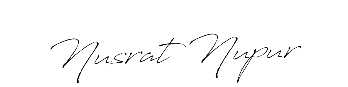 Create a beautiful signature design for name Nusrat Nupur. With this signature (Antro_Vectra) fonts, you can make a handwritten signature for free. Nusrat Nupur signature style 6 images and pictures png