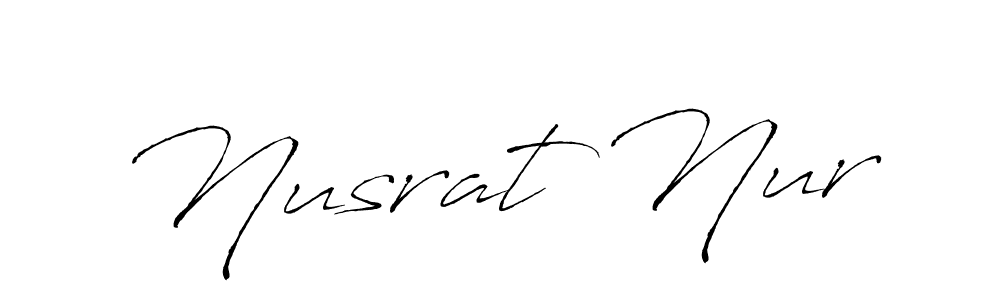 Make a beautiful signature design for name Nusrat Nur. Use this online signature maker to create a handwritten signature for free. Nusrat Nur signature style 6 images and pictures png
