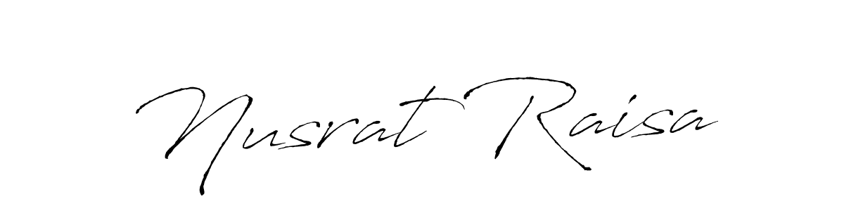 Use a signature maker to create a handwritten signature online. With this signature software, you can design (Antro_Vectra) your own signature for name Nusrat Raisa. Nusrat Raisa signature style 6 images and pictures png