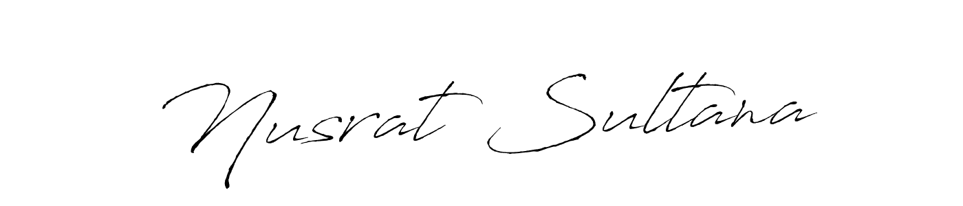 The best way (Antro_Vectra) to make a short signature is to pick only two or three words in your name. The name Nusrat Sultana include a total of six letters. For converting this name. Nusrat Sultana signature style 6 images and pictures png