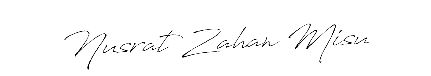 Also You can easily find your signature by using the search form. We will create Nusrat Zahan Misu name handwritten signature images for you free of cost using Antro_Vectra sign style. Nusrat Zahan Misu signature style 6 images and pictures png