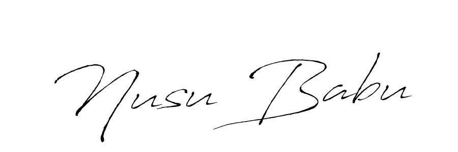 if you are searching for the best signature style for your name Nusu Babu. so please give up your signature search. here we have designed multiple signature styles  using Antro_Vectra. Nusu Babu signature style 6 images and pictures png
